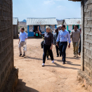 Hitsats er én av fire leire for flyktninger fra Eritrea nord i Etiopia. Hit reiste Kronprinsen og Kronprinsessen på besøkets siste dag. Foto: Vidar Ruud, NTB scanpix